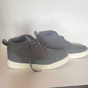 Men's Gray High-Top Sneakers